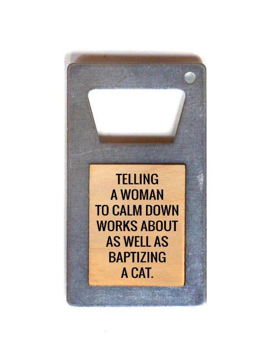 Bottle Opener - Baptizing a Cat
