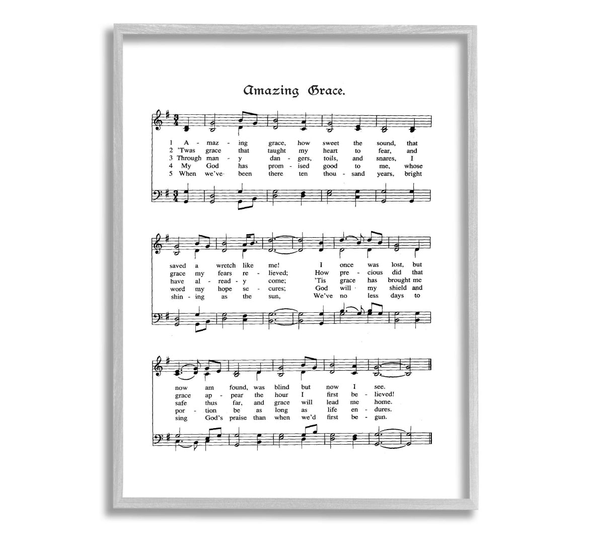 Amazing Grace Sign