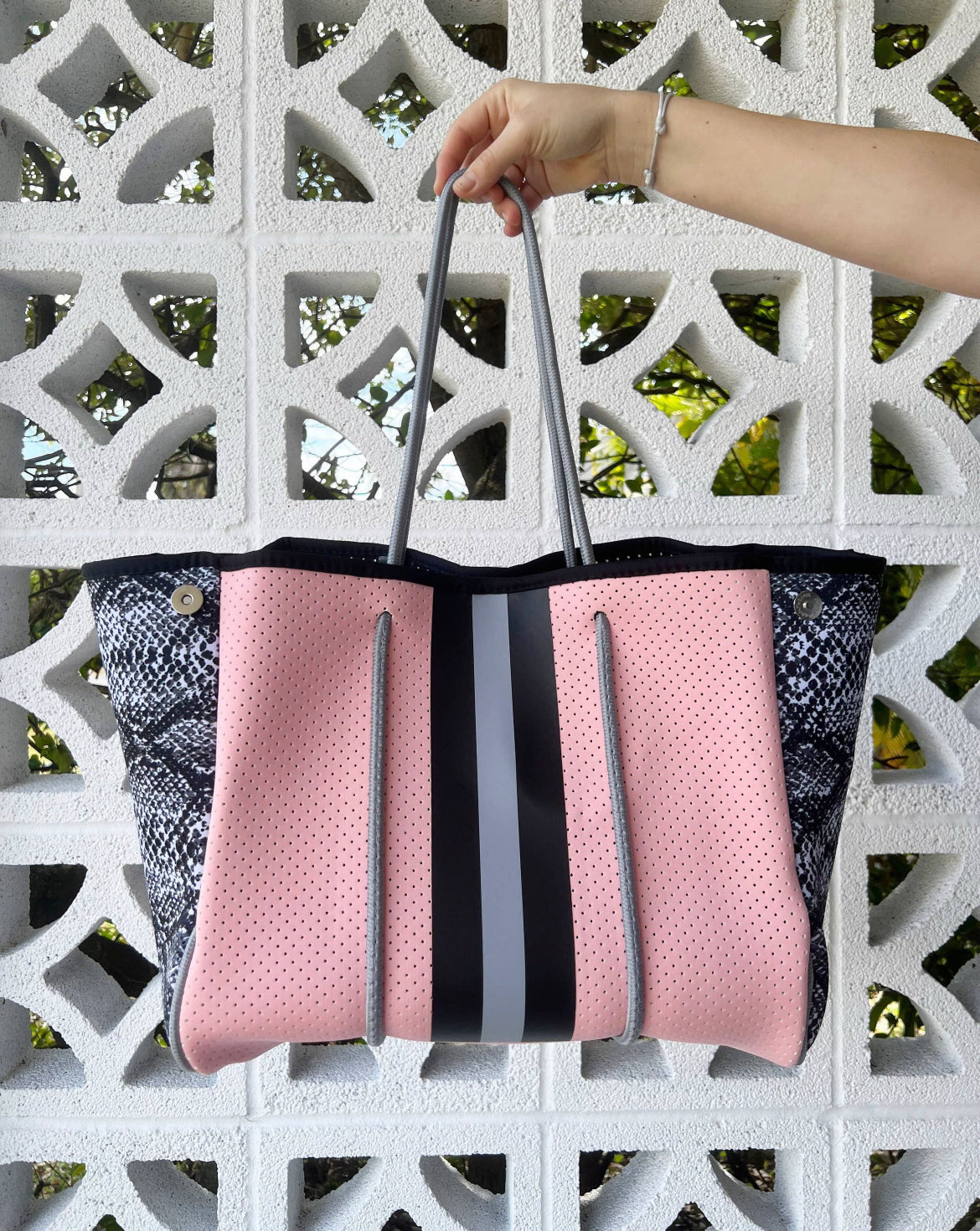 Neoprene tote bag