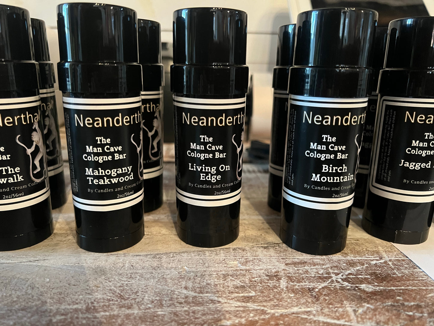 Neanderthal cologne bar