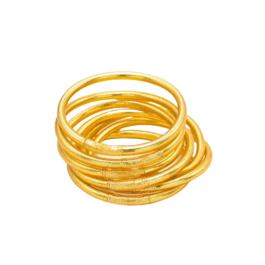 Buddha shop bangles gold