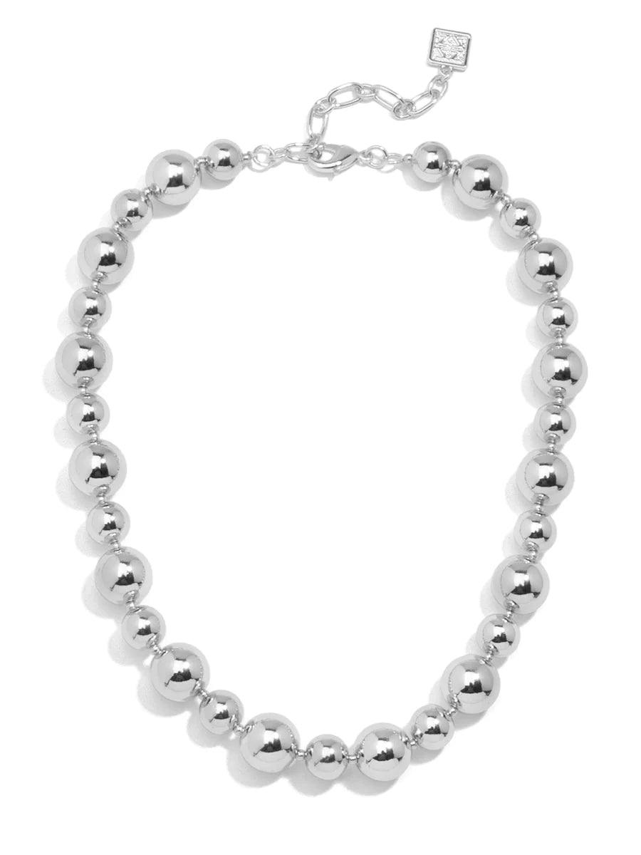 Multi-size Beaded Necklace