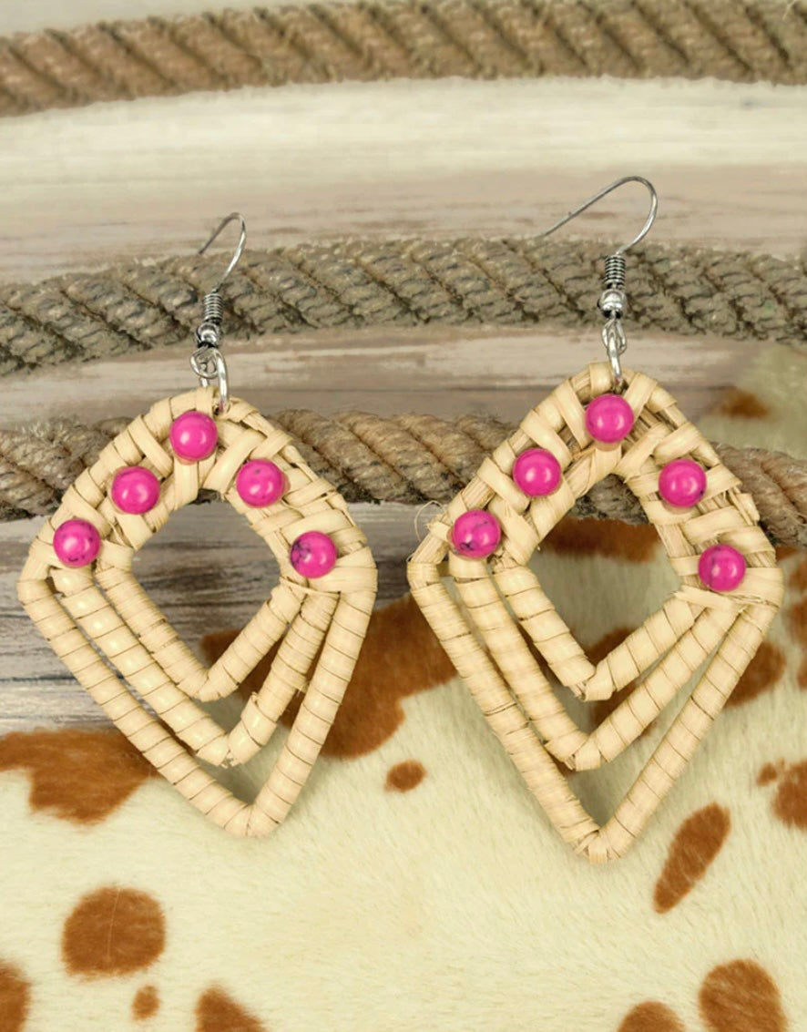 Fuchsia Sunrise Earrings