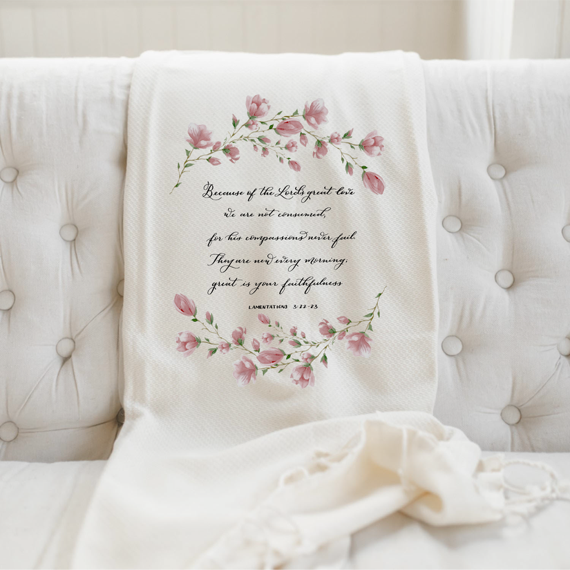 Scripture Throw Blanket