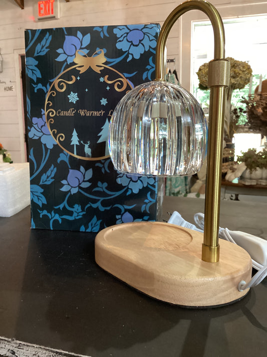 Candle warmer lamp crystal