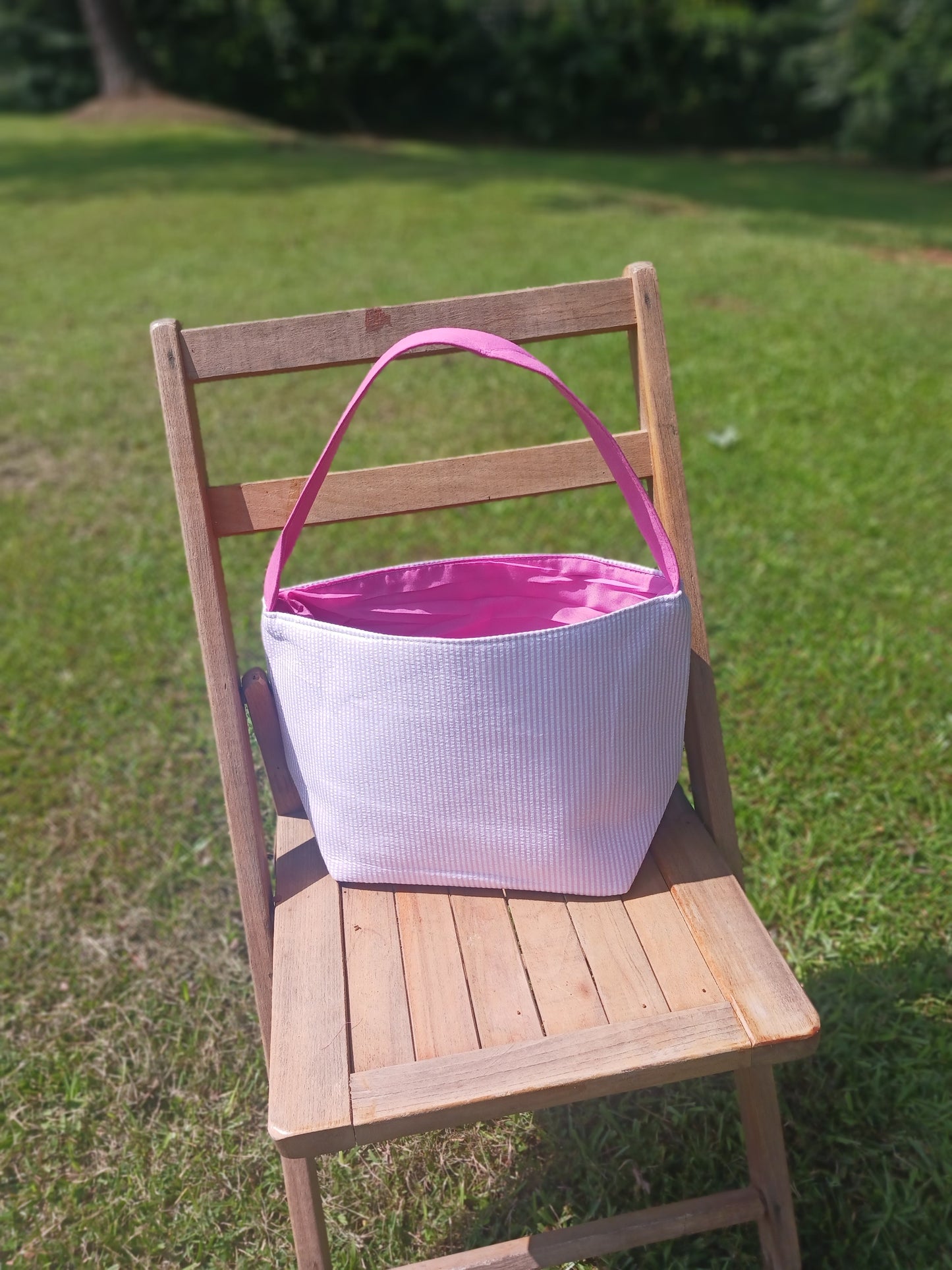 Seersucker bag