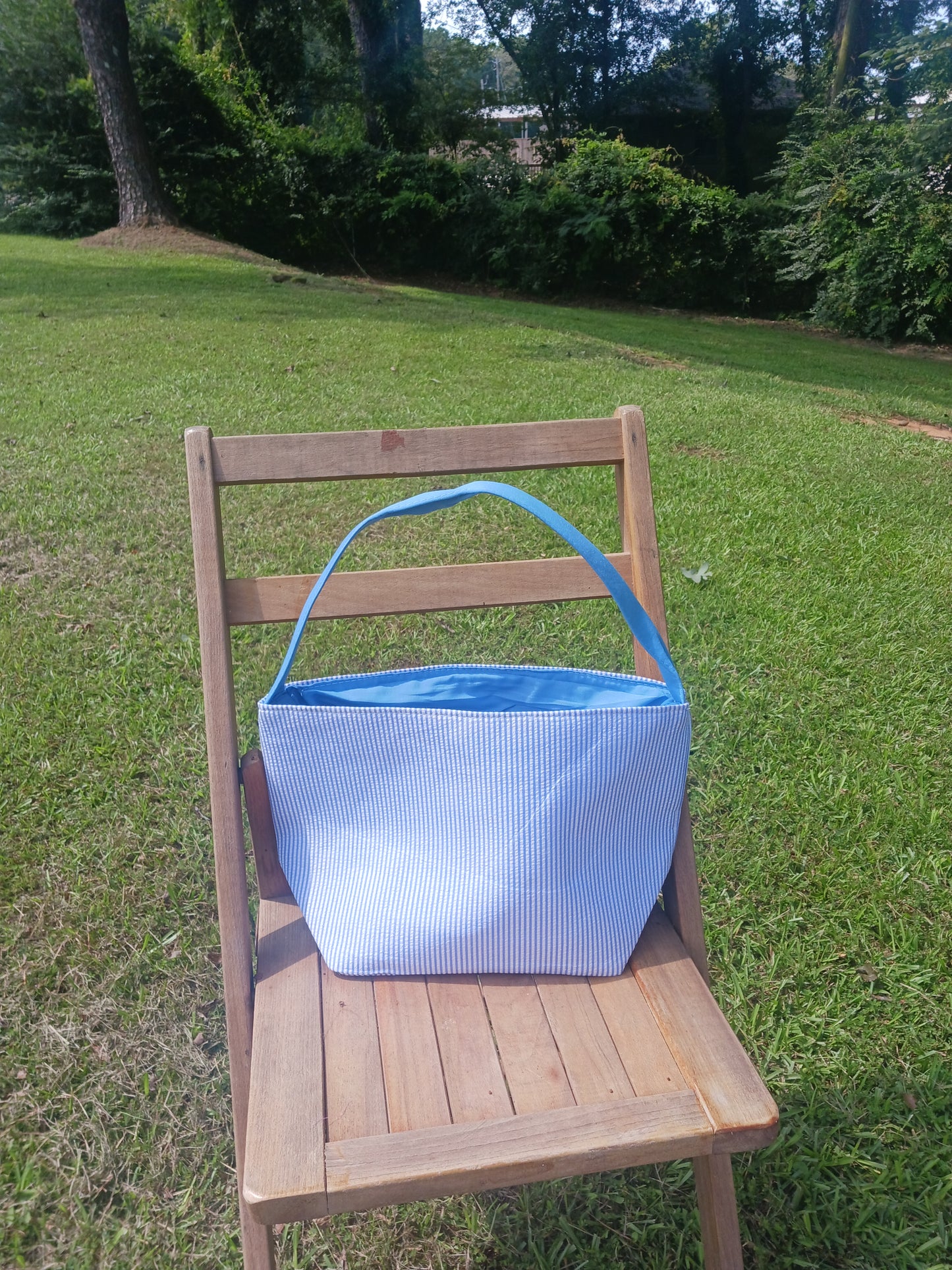 Seersucker bag