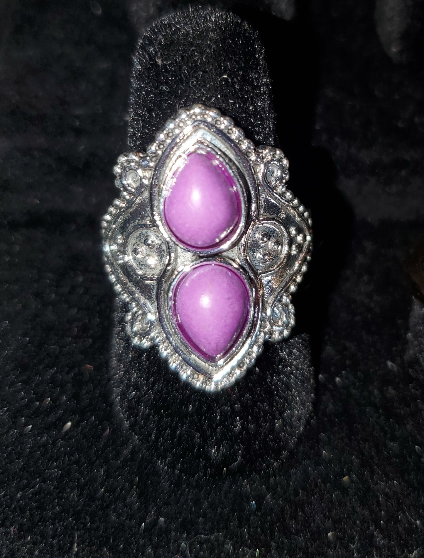 Silver Stoned Rings