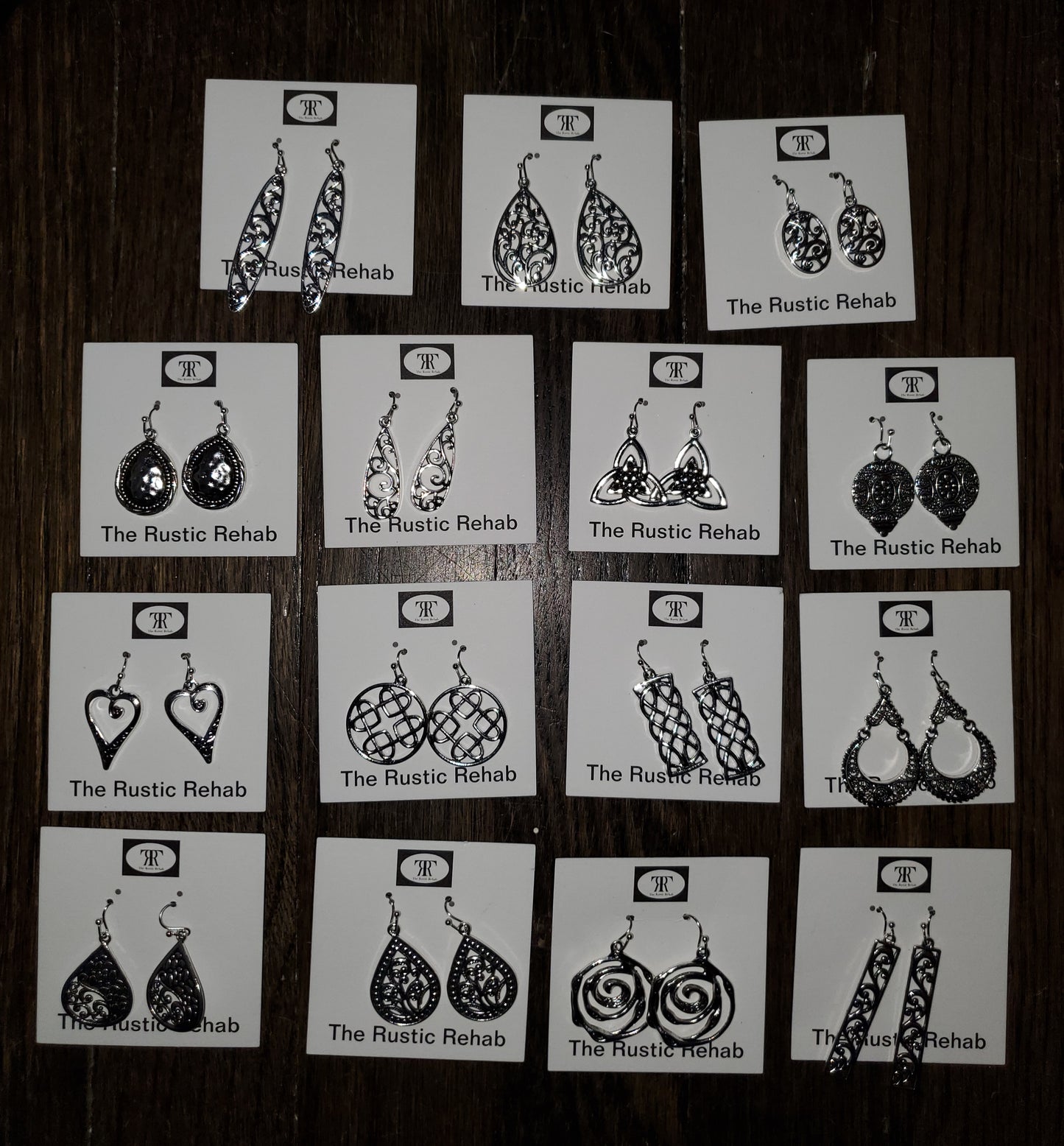 Silver Dangly Earrings