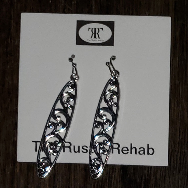 Silver Dangly Earrings