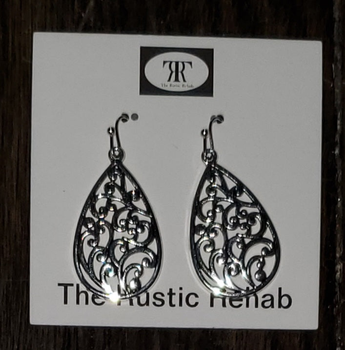 Silver Dangly Earrings