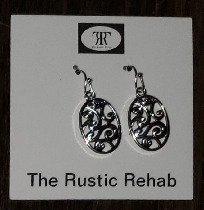 Silver Dangly Earrings