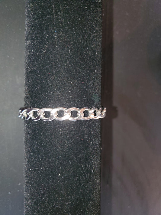 Silver Chain Link Bracelet