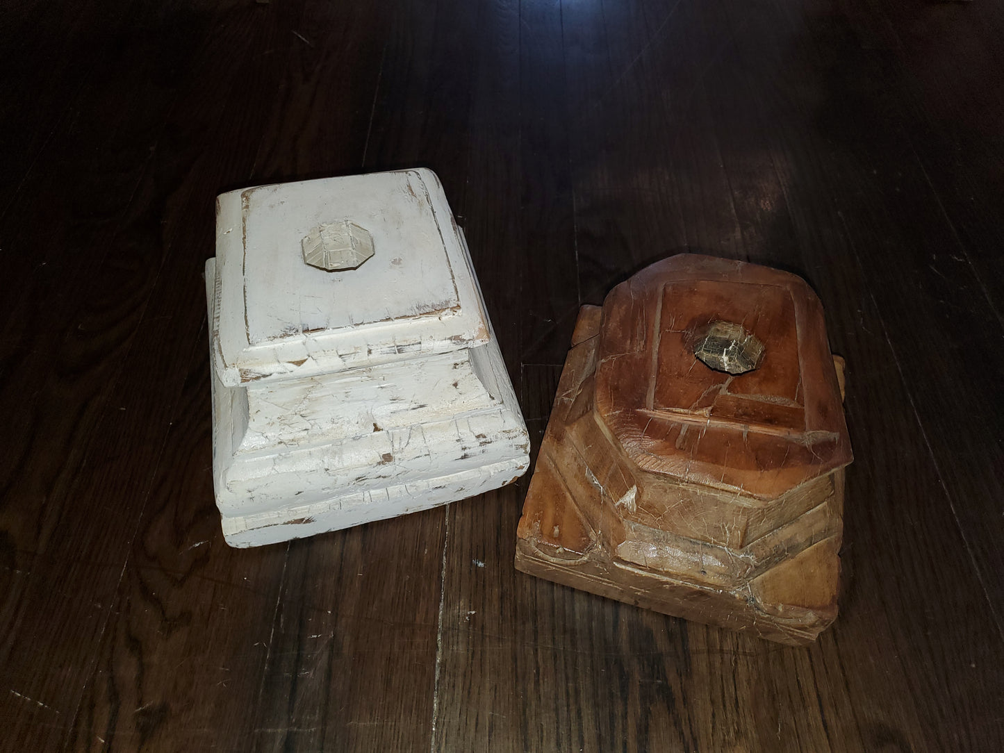 Wooden Column Base Pedestal