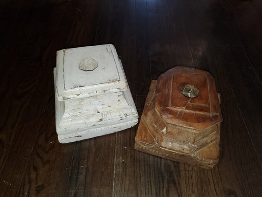 Wooden Column Base Pedestal