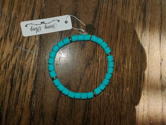 Turquoise Resin Bracelet