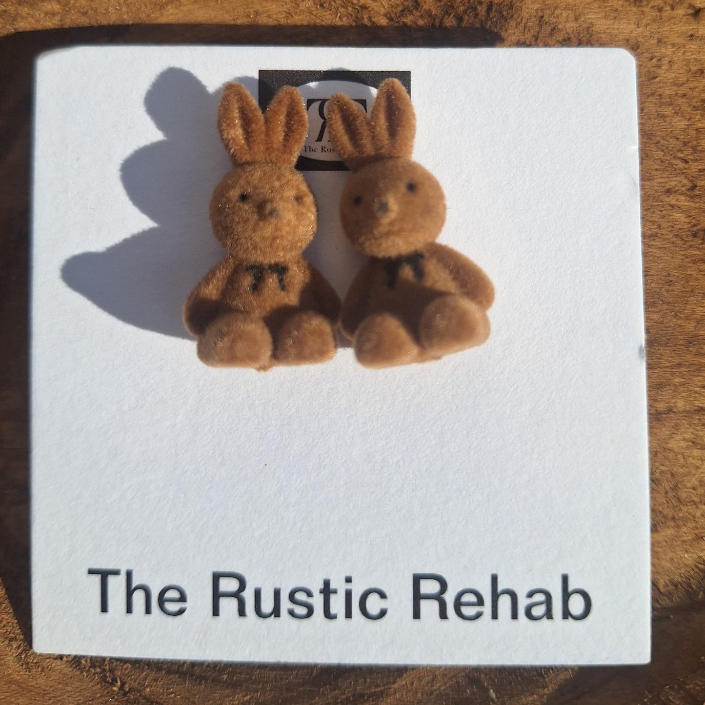 Brown Bunny Earrings