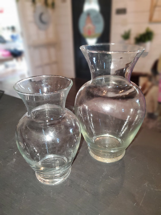 Clear Glass Vases