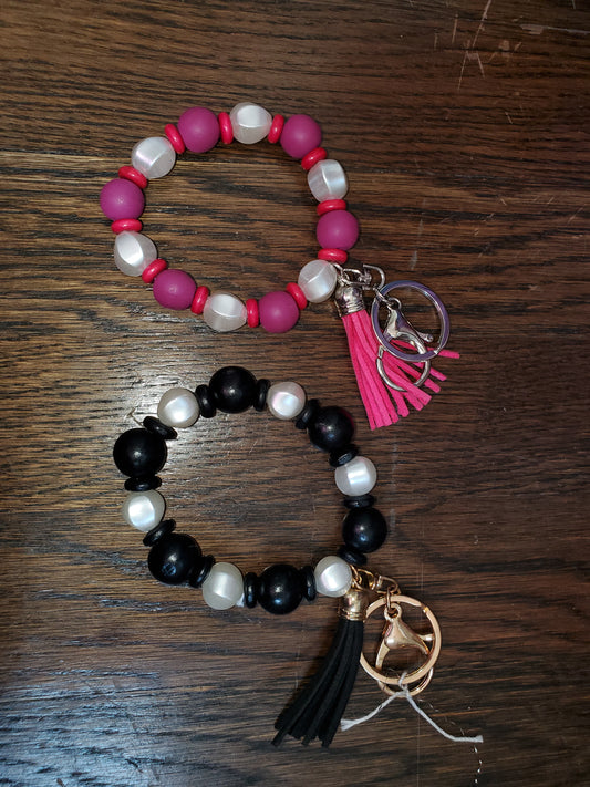 Beaded Keychain Bracelets