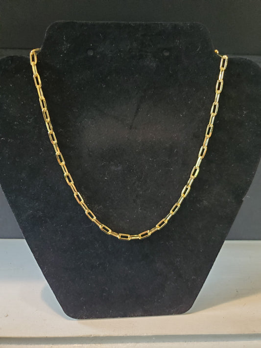 Paper Clip Chain Necklace