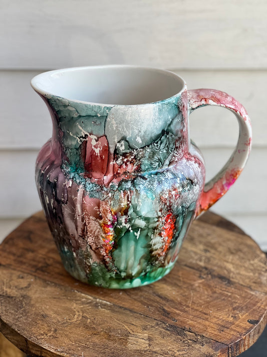 Watercolor pitcher