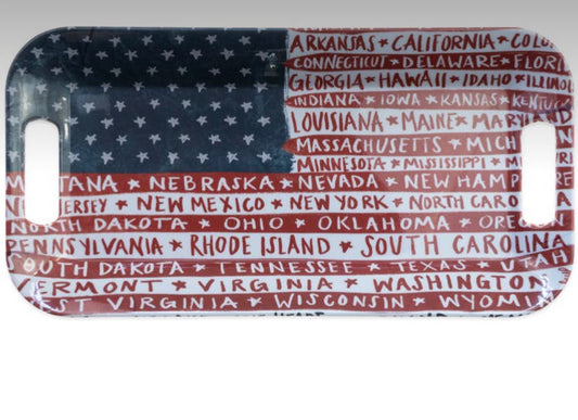 One Flag One Nation Melamine Tray