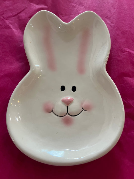 Bunny spoon rest platter