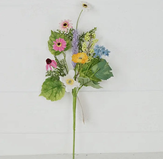 Wildflower Daisy Faux Floral Stem