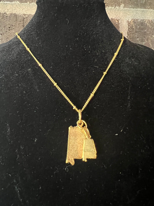 Susan Shaw State of Alabama Necklace