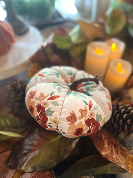 Floral Pumpkin