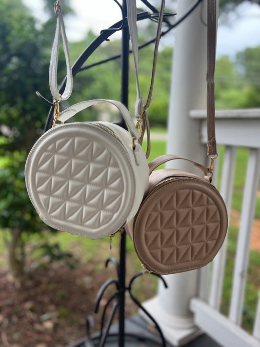 Round Leather Purse