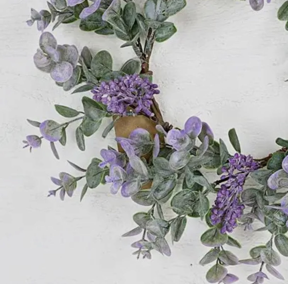 Lavender Eucalyptus Wreath/Candle Ring