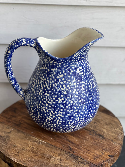 Cream & Blue Pitcher