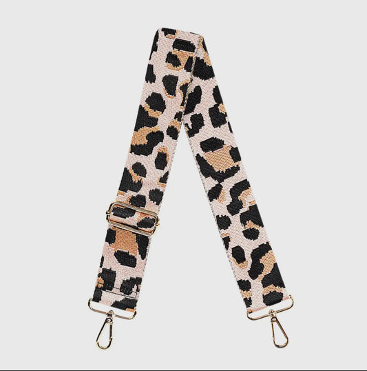 Animal print purse straps