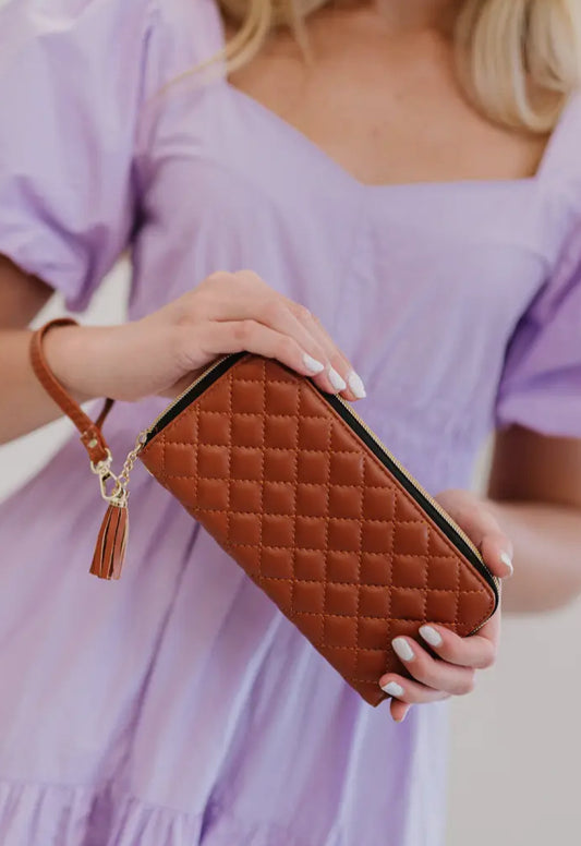 Zara quilted wallet