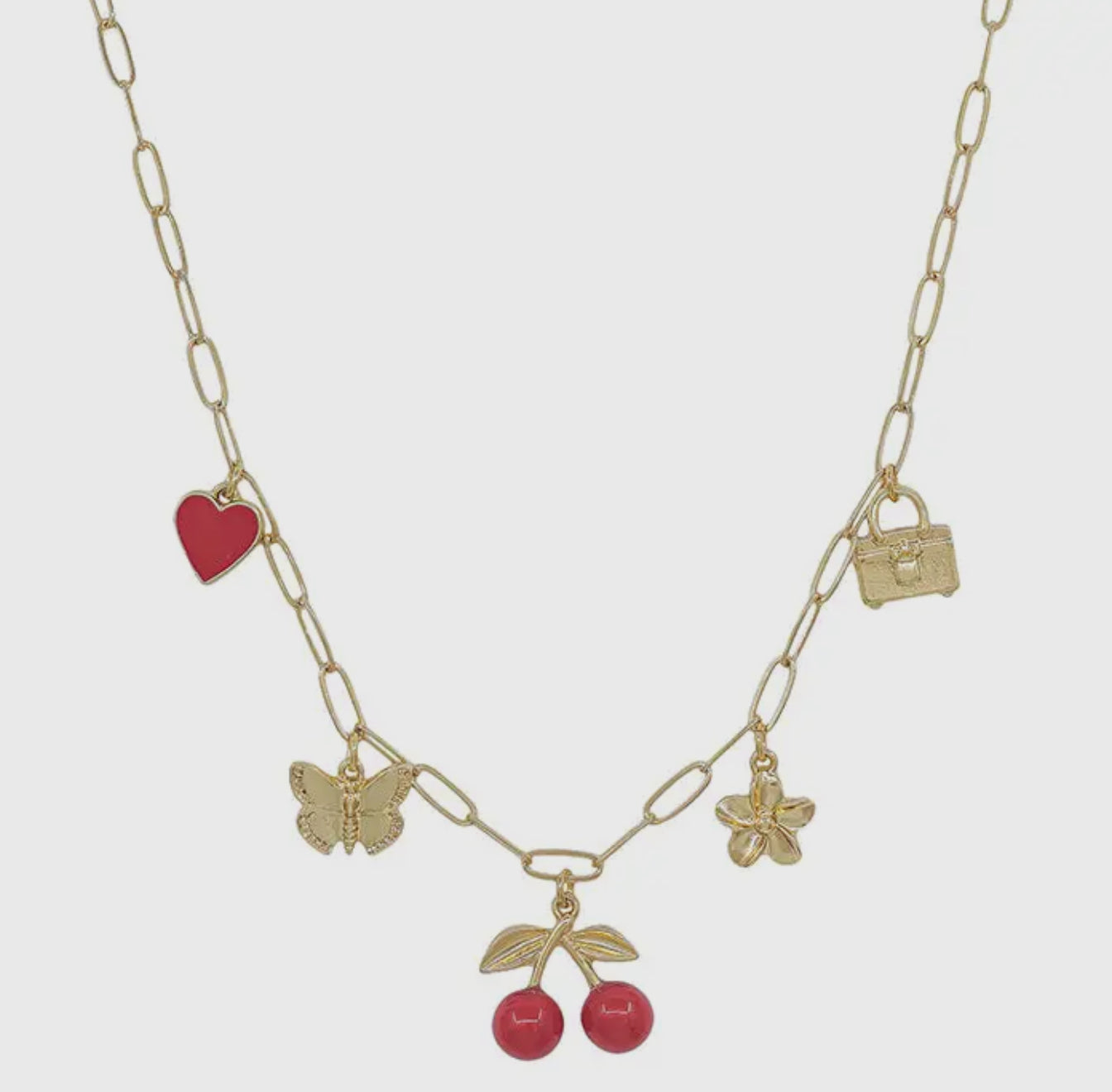 Cherry Charm Necklace
