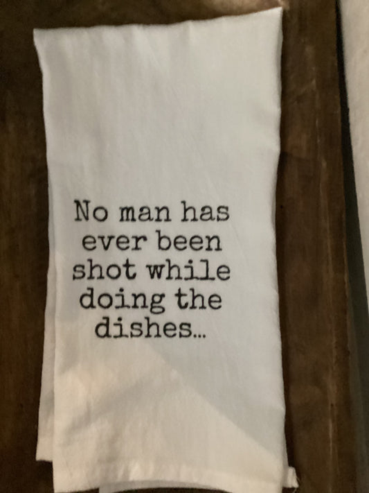 No man has ever been shot