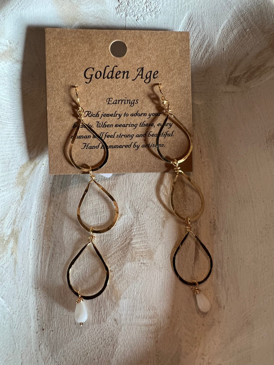 Tiered Teardrop Earrings