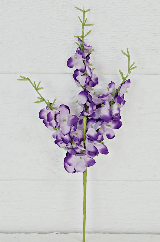 Delphinium Faux Floral Stem