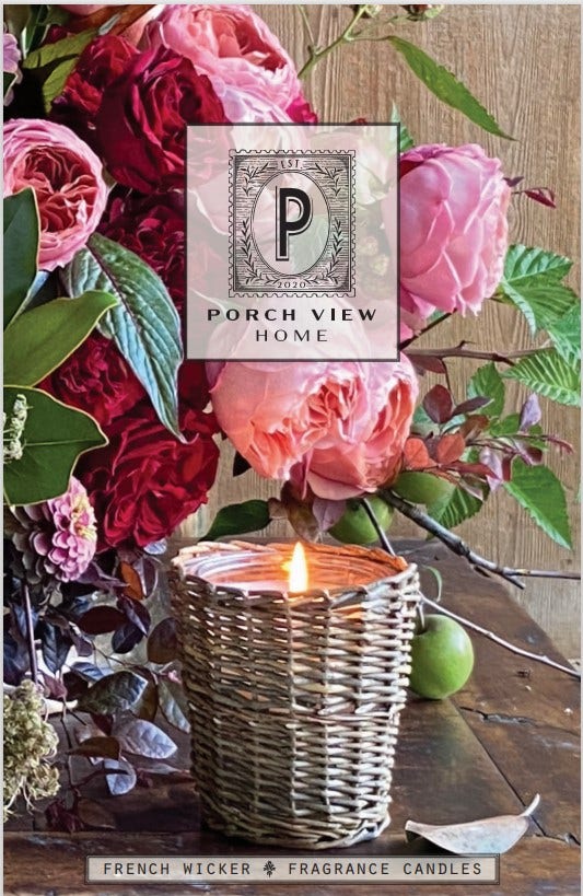 Porch View Home Candles - Southern Peach Tea