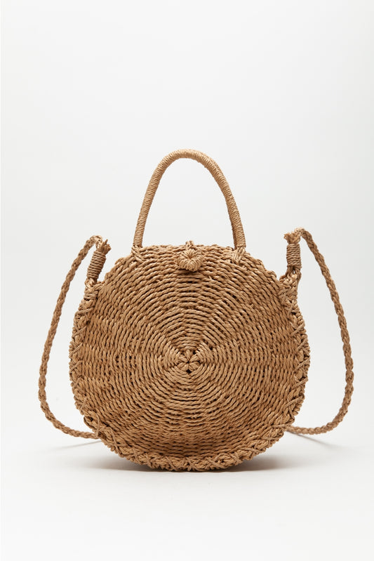 Rattan Purse - Morgan Round