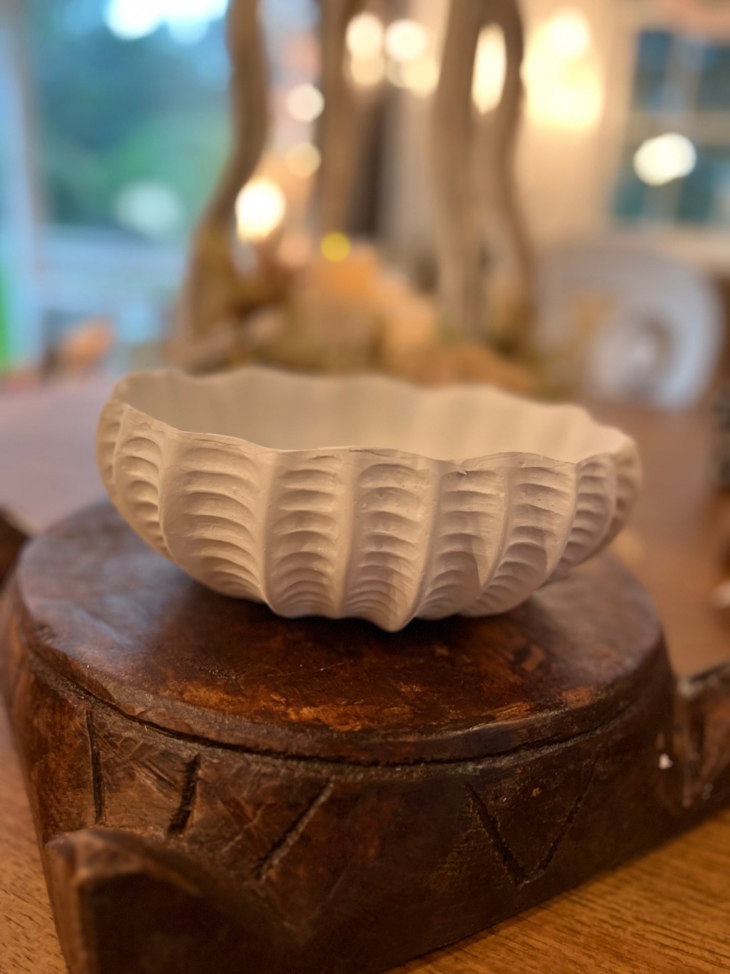 Conch shell bowl
