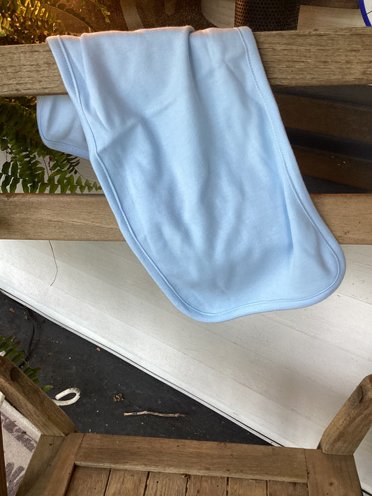 Burp Cloth - Blue Cotton