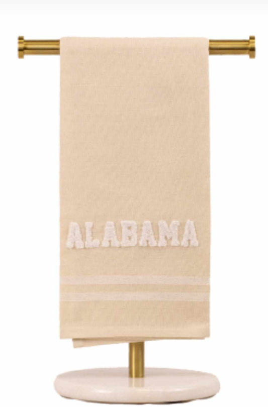Alabama Embroidered Hand Towel