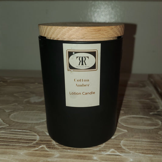 Candles and Cream Lotion Candles - Cotton Amber