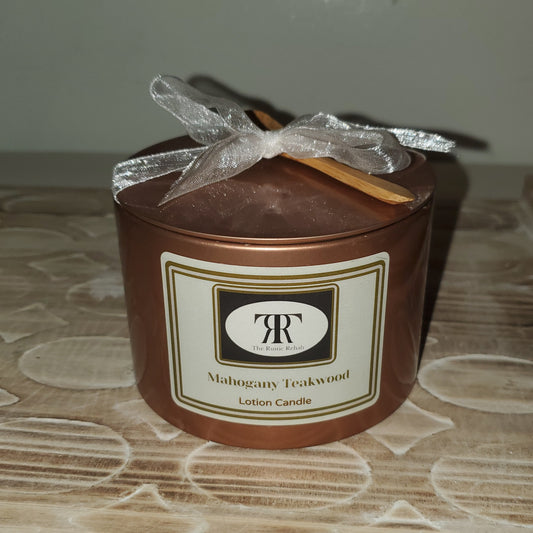 Candles and Cream Lotion Candles - Mahogany Teakwood