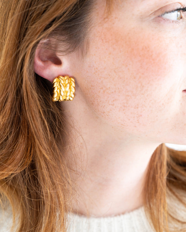 Susan Shaw Braided Cuff Hoops