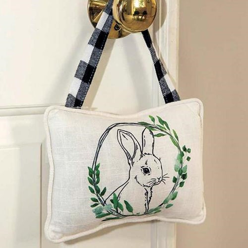 Bunny Portrait Pillow