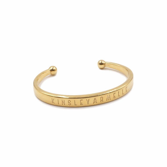 Gold cuff bracelet