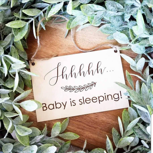 Baby Sleeping Sign